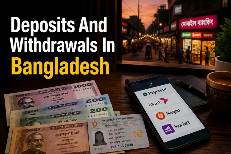 Deposits And Withdrawals In Bangladesh